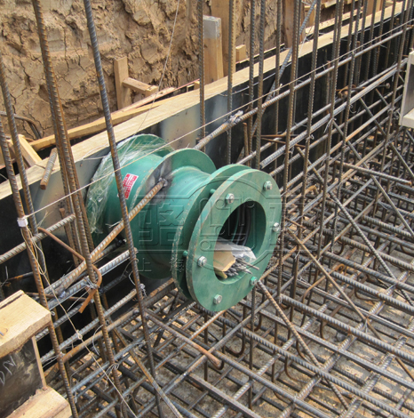 防水套管現(xiàn)場(chǎng)施工圖